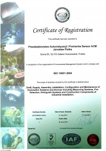 cert ISO 14001 EN